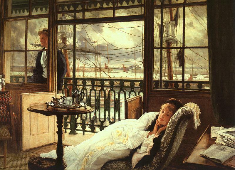 James Tissot A Passing Storm oil painting picture
